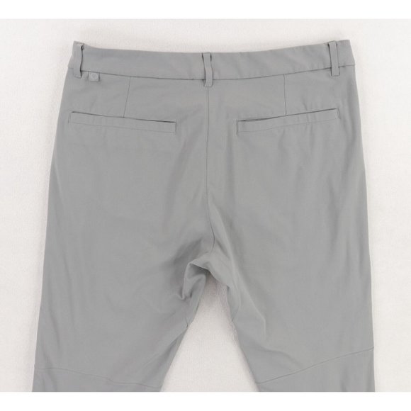Lululemon Commission Pant Slim Fit Men's 33 X 30 Gray Warpstreme Athleisure - Picture 3 of 6